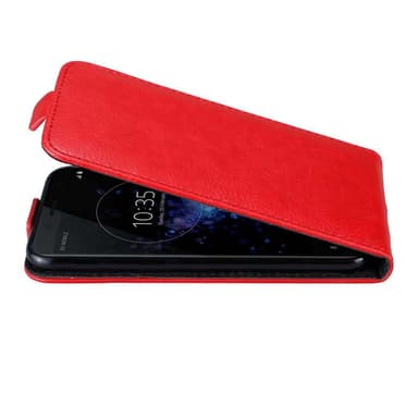 Sony Xperia XZ2 COMPACT deksel flip cover (rød)