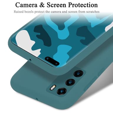 Huawei P40 silikondeksel case (grønn)