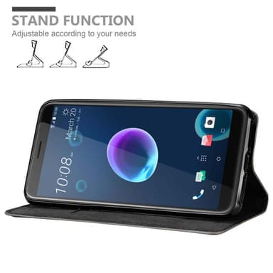 HTC Desire 12 lommebokdeksel case (brun)