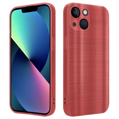 iPhone 14 PLUS Silikondeksel Beskyttelse (rød)