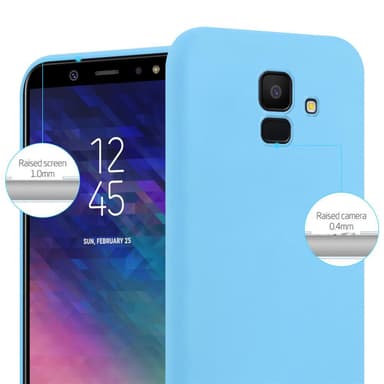 Deksel Samsung Galaxy J6 2018 Silikon cover (blå)