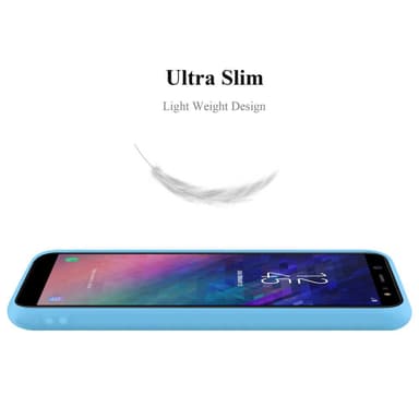 Deksel Samsung Galaxy J6 2018 Silikon cover (blå)
