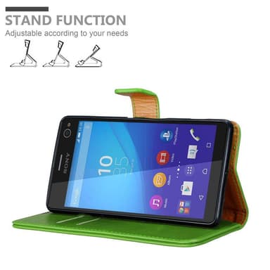 Sony Xperia C4 lommebokdeksel etui (grønn)