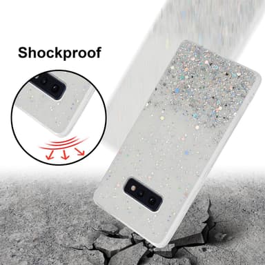 Samsung Galaxy S10e Silikondeksel Glitter