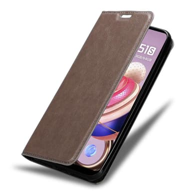 LG K51S lommebokdeksel case (brun)