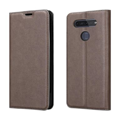 LG K51S lommebokdeksel case (brun)