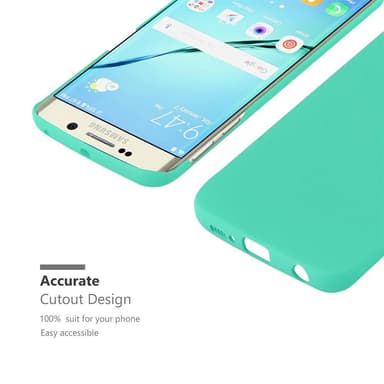 Samsung Galaxy S6 EDGE Hardt Deksel Cover (grønn)
