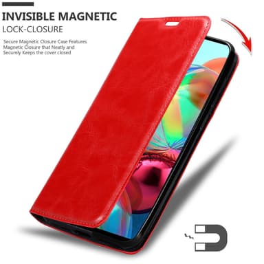 Samsung Galaxy A72 4G / 5G lommebokdeksel case (rød)