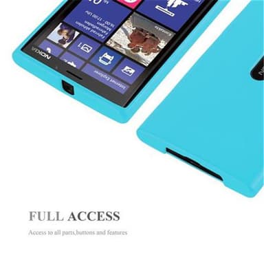 Nokia Lumia 920 Deksel Case Cover (blå)