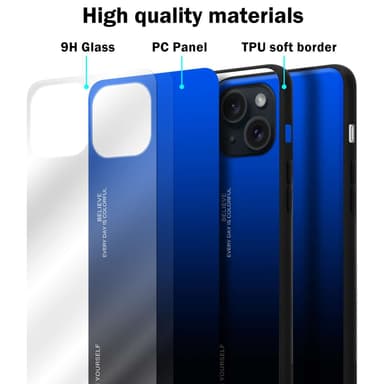 Deksel iPhone 15 Case Cover (Svart)