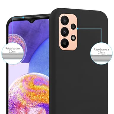 Deksel Samsung Galaxy A23 4G Silikon cover (svart)