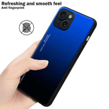Deksel iPhone 15 Case Cover (Svart)