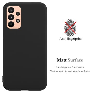 Deksel Samsung Galaxy A23 4G Silikon cover (svart)