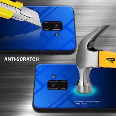 Deksel Samsung Galaxy A8 2018 Case Cover (svart)