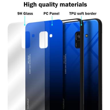 Deksel Samsung Galaxy A8 2018 Case Cover (svart)