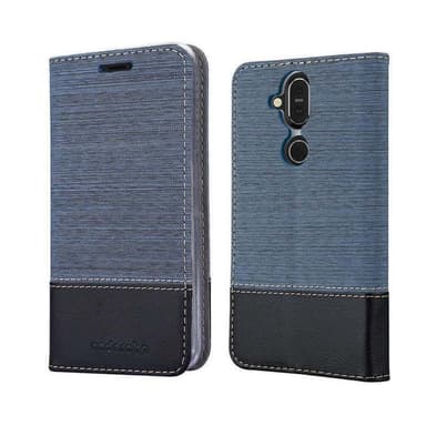 Nokia 7.1 PLUS / X7 lommebokdeksel etui (blå)