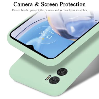 Motorola MOTO E22 / E22i silikondeksel case (grønn)