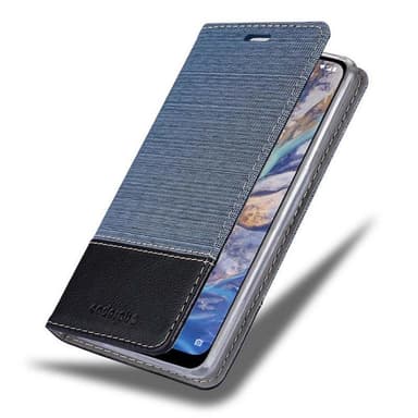 Nokia 7.1 PLUS / X7 lommebokdeksel etui (blå)