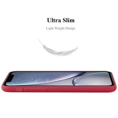 iPhone XR Hardt Deksel Cover (rød)