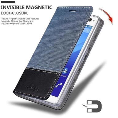 Sony Xperia C4 lommebokdeksel etui (blå)