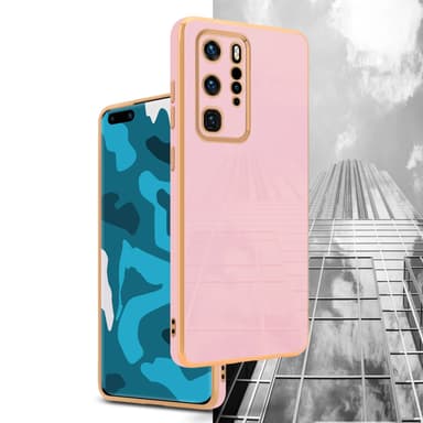 Huawei P40 PRO / P40 PRO+ silikondeksel case (rosa)