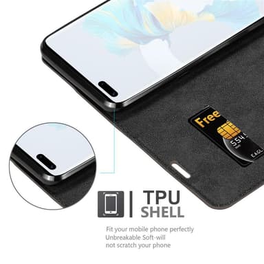 Huawei MATE 40 PRO lommebokdeksel case (brun)