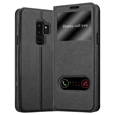 Samsung Galaxy S9 PLUS lommebokdeksel cover (svart)