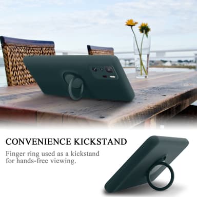 Deksel Xiaomi POCO X3 GT Ring Case (grønn)
