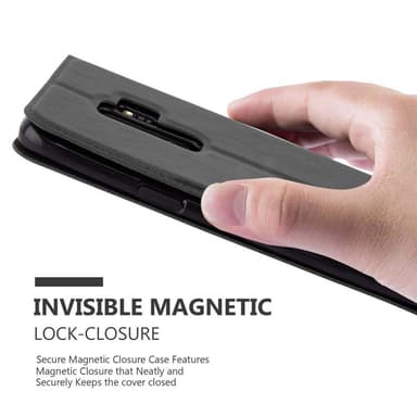 Samsung Galaxy S9 PLUS lommebokdeksel cover (svart)