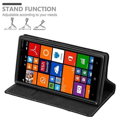 Nokia Lumia 830 Deksel Case Cover (svart)
