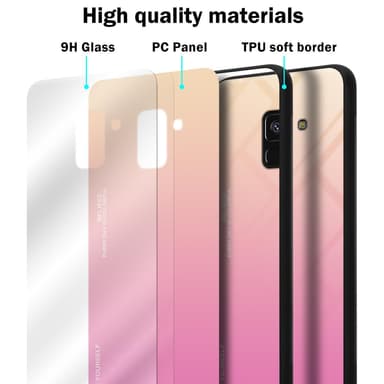 Deksel Samsung Galaxy A8 2018 Case Cover (svart)