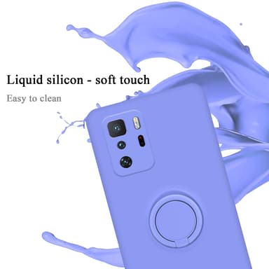 Deksel Xiaomi POCO X3 GT Ring Case (lilla)