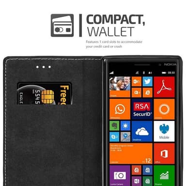 Nokia Lumia 830 Deksel Case Cover (svart)
