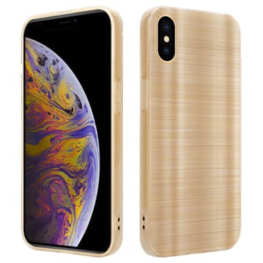 iPhone XS MAX Silikondeksel Beskyttelse (gold)