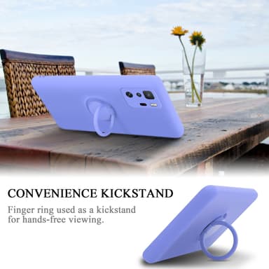 Deksel Xiaomi POCO X3 GT Ring Case (lilla)