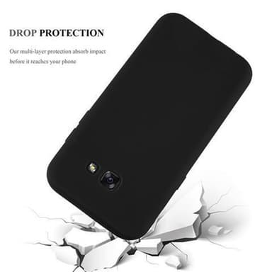 Deksel Samsung Galaxy A3 2017 Silikon cover (svart)