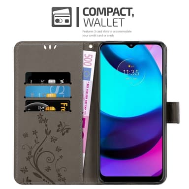 Motorola MOTO E20 / E30 / E40 lommebokdeksel Blomster