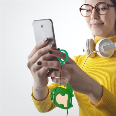 TPU AirPod etui Veske (grønn)