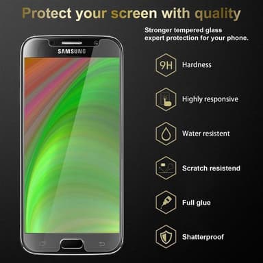 Samsung Galaxy S6 3x Skjermbeskytter Skärmskydd