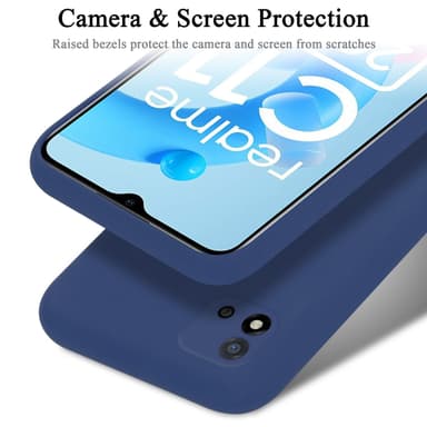Realme C11 2021 silikondeksel case (blå)