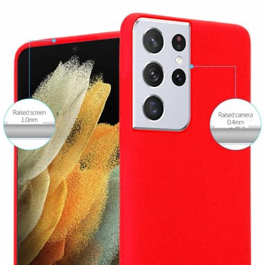 Deksel Samsung Galaxy S22 ULTRA case (rød)