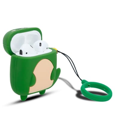 TPU AirPod etui Veske (grønn)