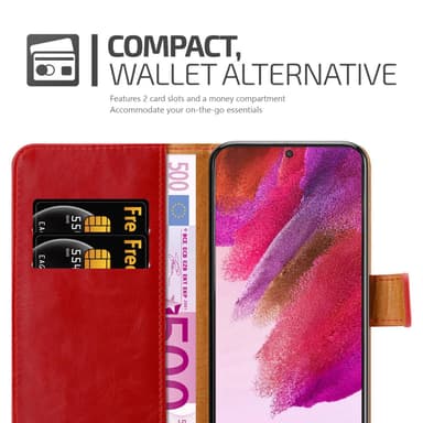 Samsung Galaxy S22 PLUS lommebokdeksel etui (rød)
