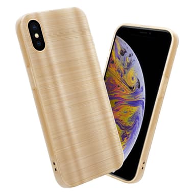 iPhone XS MAX Silikondeksel Beskyttelse (gold)