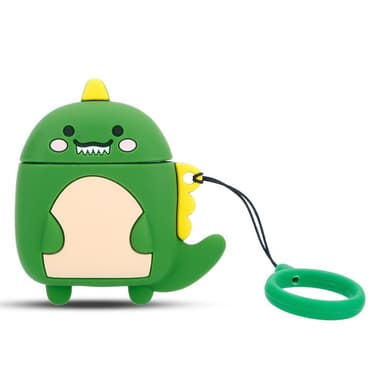 TPU AirPod etui Veske (grønn)