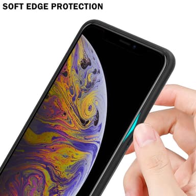 Deksel iPhone XS MAX Case Cover (svart)