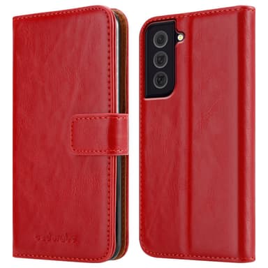Samsung Galaxy S22 PLUS lommebokdeksel etui (rød)