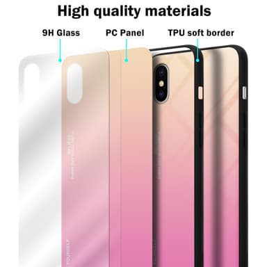 Deksel iPhone XS MAX Case Cover (svart)
