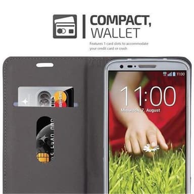 LG G2 lommebokdeksel etui (blå)