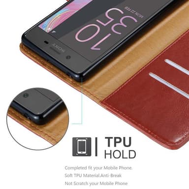 Sony Xperia X lommebokdeksel etui (rød)